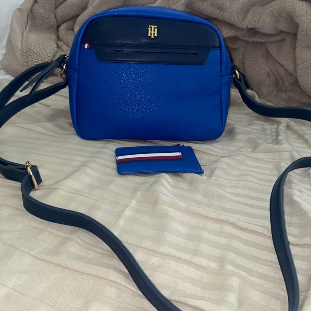 Royal and Navy Blue Tommy Hilfiger Crossbody Purse